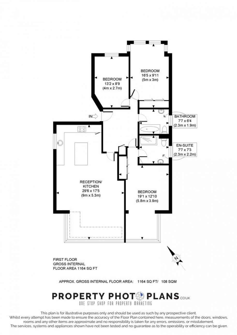 Floorplan for Dom Lodge, Broadhurst Gardens, South Hampstead, NW3