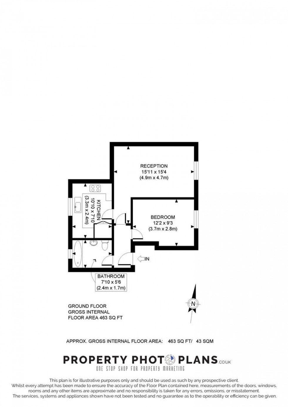 Floorplan for Dairyman Close, Cricklewood, London, NW2