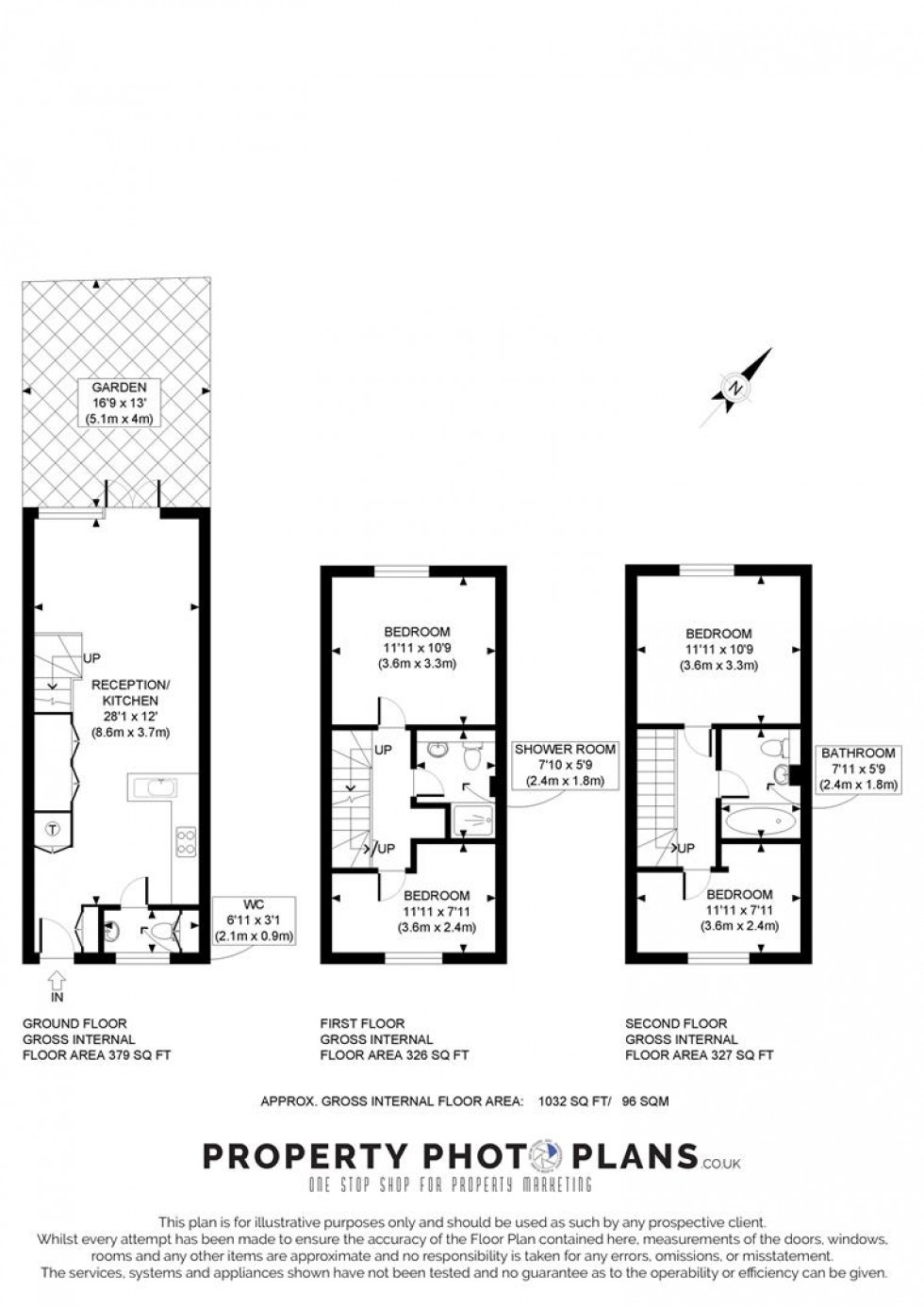 Floorplan for New Trinity Road, East Finchley, London